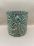 Vintage Kate Williams For Porta Portugal Garden Fairy Ceramic Cachepot Planter. Fixed Price $45.00.