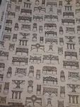 Vintage Waverly French Garden Seats Benches Cabin Fever Collection Fabric 3 1/2. Fixed Price $49.95.
