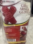 Grill Armor Oven Mittens - New Red For Temps Up To 932F. Fixed Price $40.00.