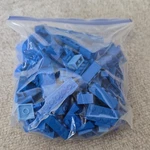 Lego Blue Bricks & Blocks Bulk Lot In Polybag Design Ids 3001 3004. Fixed Price $9.95.