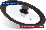 Anaeat Silicone Universal Lid For Pots, Pans And Skillets - Tempered Glass Cover. Fixed Price $31.48.