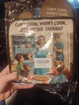 Geygie Can't Cook, Won't Let's Order Takeout Funny Oven Mitts And Pot.... Fixed Price $14.99.