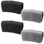 Bonsicoky 2 Pair Silicone Assist Handle Holder - Heat Resistant Black + Grey. Fixed Price $10.12.
