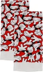New Set Of 2 Disney Mickey Mouse Kitchen Towels 100% Cotton. Fixed Price $12.99.