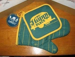 Camco Pot Holder & Oven Mitt #53124 Green/yellow For Rv, Hiking, Camping, Etc.. Fixed Price $12.50.