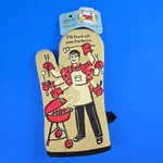 Blue Novelty Oven Bbq Mitt "i'll Feed All You F**kers" - New With Tags. Fixed Price $11.99.