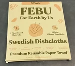Absorbent & Natural Swedish Cloths - 5 Pack Italian Summer Design, Washable. Fixed Price $11.50.