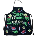 Zombies Eat Brains Don't Worry You're Safe Funny Halloween Cooking. Fixed Price $24.99.