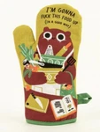 Blue Q Kitchen Oven Mitt 100% Cotton Hostess Bridal Shower Wedding Gift Fav. Fixed Price $29.95.