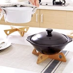 Bamboo Cooking Pot Heat Pan Holders Mats Home Kitchen Dinning Room Item. Fixed Price $13.99.