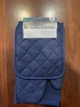 Nwt Navy Kitchen Set Towels Oven Mitt Pot Holder. Fixed Price $11.00.