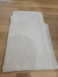 Threshold, Cream Sheer Poly Linen Curtain Panel 52"X84" Rod Pocket 1. Fixed Price $14.99.