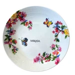 Mikasa Butterfly Garden Porcelain 9IN Pasta Bowl Set Of 4 Spring Floral New. Fixed Price $59.99.
