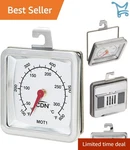 Multi-mount Oven Thermometer Stainless Steel Glass Dial Adult Cooking. Fixed Price $23.98.