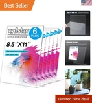 8.5X11 Clear Acrylic Display Stand Set - Ideal For Restaurants, Offices & Events. Fixed Price $50.89.