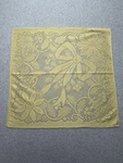 Lace Table Topper Doily Square Floral Bow Pattern Beige Tan Home Decor Accent. Fixed Price $6.49.