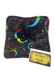 6105 Microwaveable Bowl Potholder Black With Red Yellow Orange Green Celestial. Fixed Price $24.99.