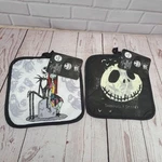 Disney Tim Burton The Nightmare Before Christmas Jack Sally 2 Pot Holders Nwt. Fixed Price $10.17.