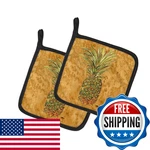 Caroline's Treasures Carolines 8654PTHD Pineapple Pair Of Pot Holders. Fixed Price $35.59.