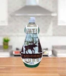 Moose Cabin Kitchen Decor Camp Rustic Lotion Dish Soap Bottle Apron - Fits 25 Oz. Fixed Price $8.00.