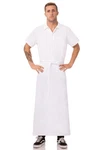 Unisex Full-length Chef Apron, White, One Size. Fixed Price $32.42.