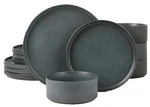 Star Dinnerware Sets Plates And Bowls For 4 12 Piece Dish Ribbed Full.... Fixed Price $56.00.