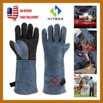 Hitbox 16'' Welding Gloves Xxl Heat Resistant Unibody Leather Bbq Cooking Usa. Fixed Price $18.99.