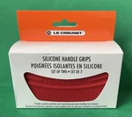 Creuset Silicone Handle Grips Of 2 Cherry Red New Pair. Fixed Price $27.95.