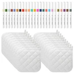 40 Pcs Pot Holder Bulk Craft Set 16 White Oven Mitts 24 Makers Cooking Diy. Fixed Price $52.23.
