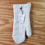Hearth & Hand Magnolia Oven Mitt White Beige Stripe Quilted J. Fixed Price $19.90.