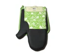 Oven Mitt & Pot Holder Set Neoprene Swirly Leaf Vine Cotton Kitchen Trends. Fixed Price $24.07.