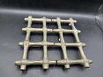 Vintage Metal Bamboo Trivet Counter Protector Expandable Asian Mcm-style. Fixed Price $15.39.