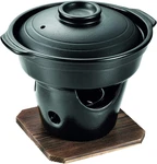 Pearl Metal HB-5221 Sukiyaki Pot With Stove Set, Ceramic Wagokoro Kaiseki. Fixed Price $63.99.
