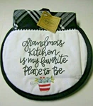 Hot Pad & Tea Towel By Brownlow, "grandma's Kitchen Is My Favorite Place Be". Fixed Price $9.99.
