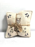 Set Of 4 Alice's Cottage Scented Spiced Mug Mats, Country Cat With Spoon Rest. Fixed Price $9.79.