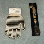 Kenmore Bbq Gloves/grid Brush. Fixed Price $16.00.