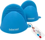 Mini Silicone Oven Mitts Heat Resistant Finger Grip Pot Holders Blue Pair. Fixed Price $14.19.