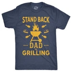 Crazy Dog T-shirt Stand Back Is Grilling Funny Fathers Dads Bbq Tee For Guys. Fixed Price $9.95.