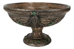 Ebros Gift Ancient Wicca Divinity Celtic Triune Knotwork Triple 8.25, Colored. Fixed Price $56.99.