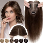 Hand-tied Topper With Lace Base Clip In Hairpiece Real Remy Human. Fixed Price $9.19.