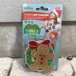 Dci Christmas Instant Ugly Sweater Kit Gingerbread Tree Stocking Snow Globe. Fixed Price $9.99.