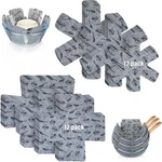 24 Pack Pot Pan Protectors 3 Sizes Shapes Cookware Divider Pad Bakeware Gray. Fixed Price $39.10.