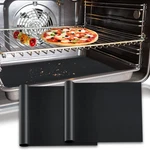 Oven Liners For Bottom Of Electric & Gas - Heavy 16''*24'', Black Pack. Fixed Price $16.49.