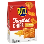 Ritz Toasted Chips Cheddar Crackers 8.1OZ. Fixed Price $6.95.
