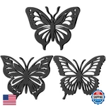 Reallnaive 3 Pcs Cast Iron Trivets For Hot Dishes 8 Inch Butterfly. Fixed Price $44.46.