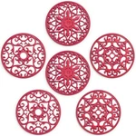 6 Set Silicone Trivet Mats For Hot Dishes, Pots And Pans Holders, Non-slip Fl.... Fixed Price $28.22.