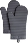 Kitchenaid Ribbed Soft Silicone Oven Mitt 2-PACK Set, 7.5"X13", Milkshake. Fixed Price $26.45.
