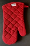 Williams Sonoma Classic Solid Claret Red Oven Mitt 100 Percent Cotton Euc. Fixed Price $15.00.
