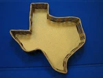 Large Texas Shaped Wicker Basket State Dallas Houston Gift Galveston City Austin. Fixed Price $36.99.
