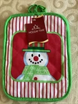 Snowman Christmas Potholder Set Of 2 9X7 Pattern Nwt. Fixed Price $12.50.